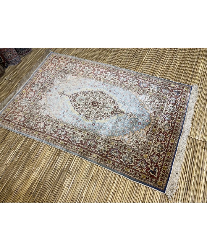 Handmade Turkish Hereke Original Silk Carpet - FREE SHIPPING..!